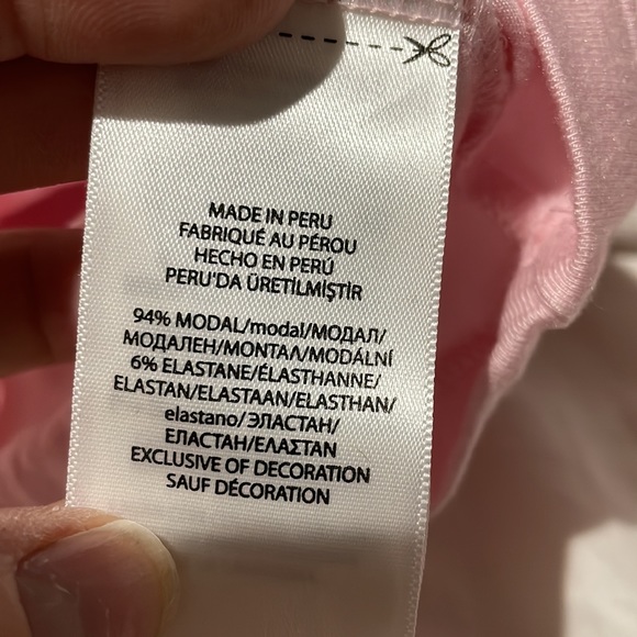 Ralph Lauren 5 pale pink legging floral embroidered with cold shoulder pink top - Picture 9 of 12